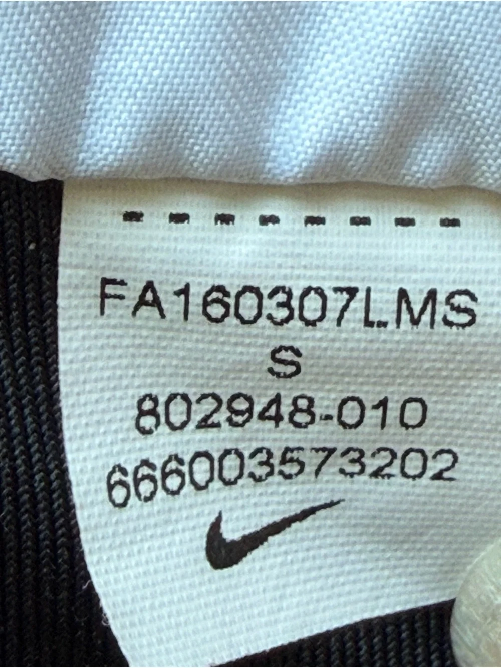 Nike Dri-FIT Black High Rise Cropped Athletic Leggings Small Yoga Running